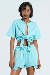 FRESH AIR TIE FRONT TOP