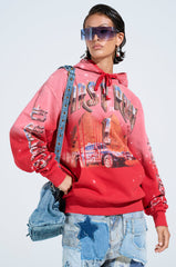 IN THE FAST LANE HOODED SWEATSHIRT