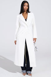 COCOA BUTTER TRENCH IN WHITE