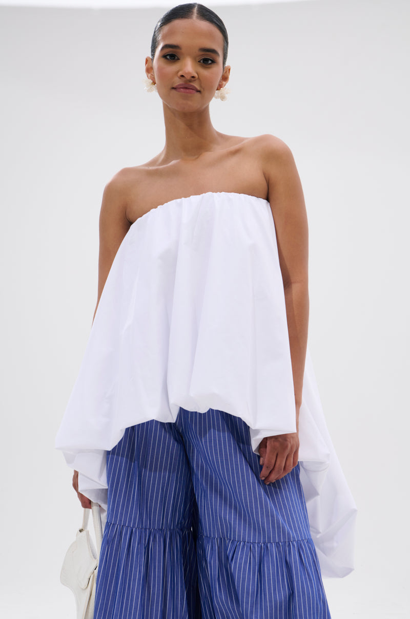 OFF THE SHOULDER HI-LOW TOP