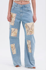 ROYAL ENERGY BROCADE PATCH RELAXED DENIM