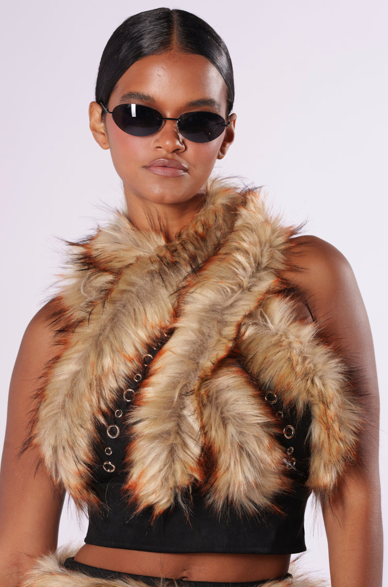 DRIVE ME WILD FUR TOP