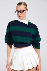 JULIANA STRIPE SWEATSHIRT