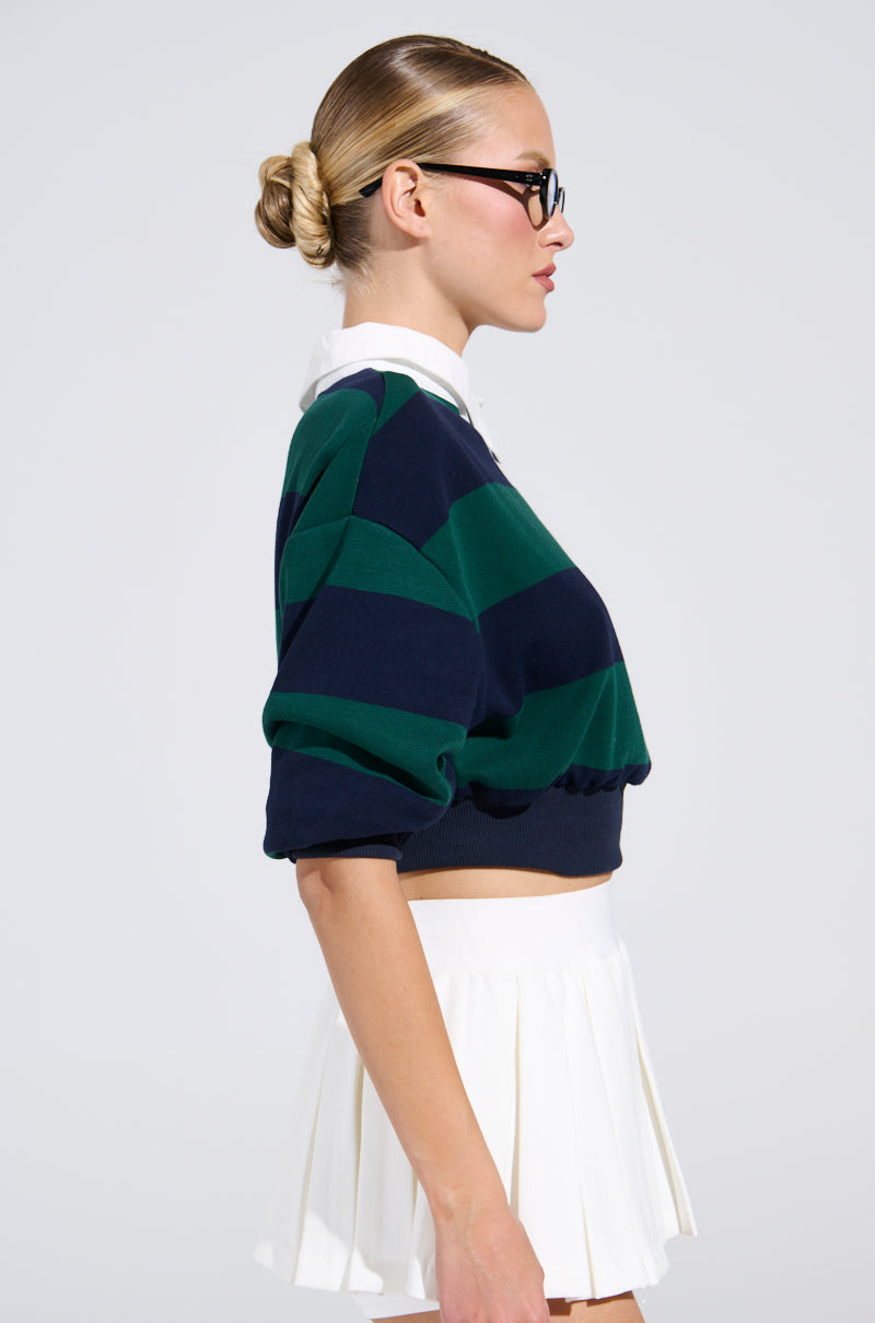 JULIANA STRIPE SWEATSHIRT