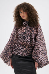 ROXY CHEETAH BLOUSE