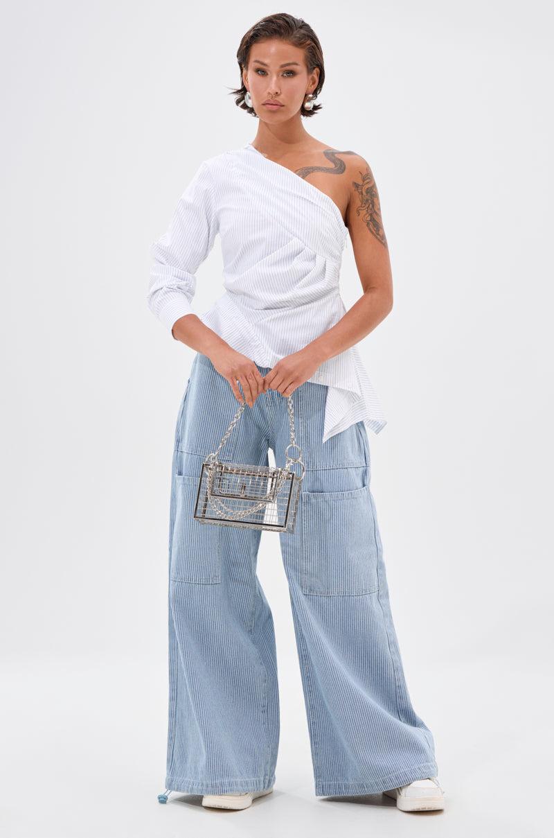 ASSIA ONE SHOULDER BLOUSE