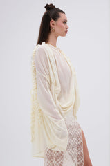 LILA WOVEN DRAPEY BLOUSE