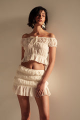 FLIRT WITH ME OFF THE SHOULDER BLOUSE