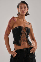 FEELING FRISKY LACE UP CORSET