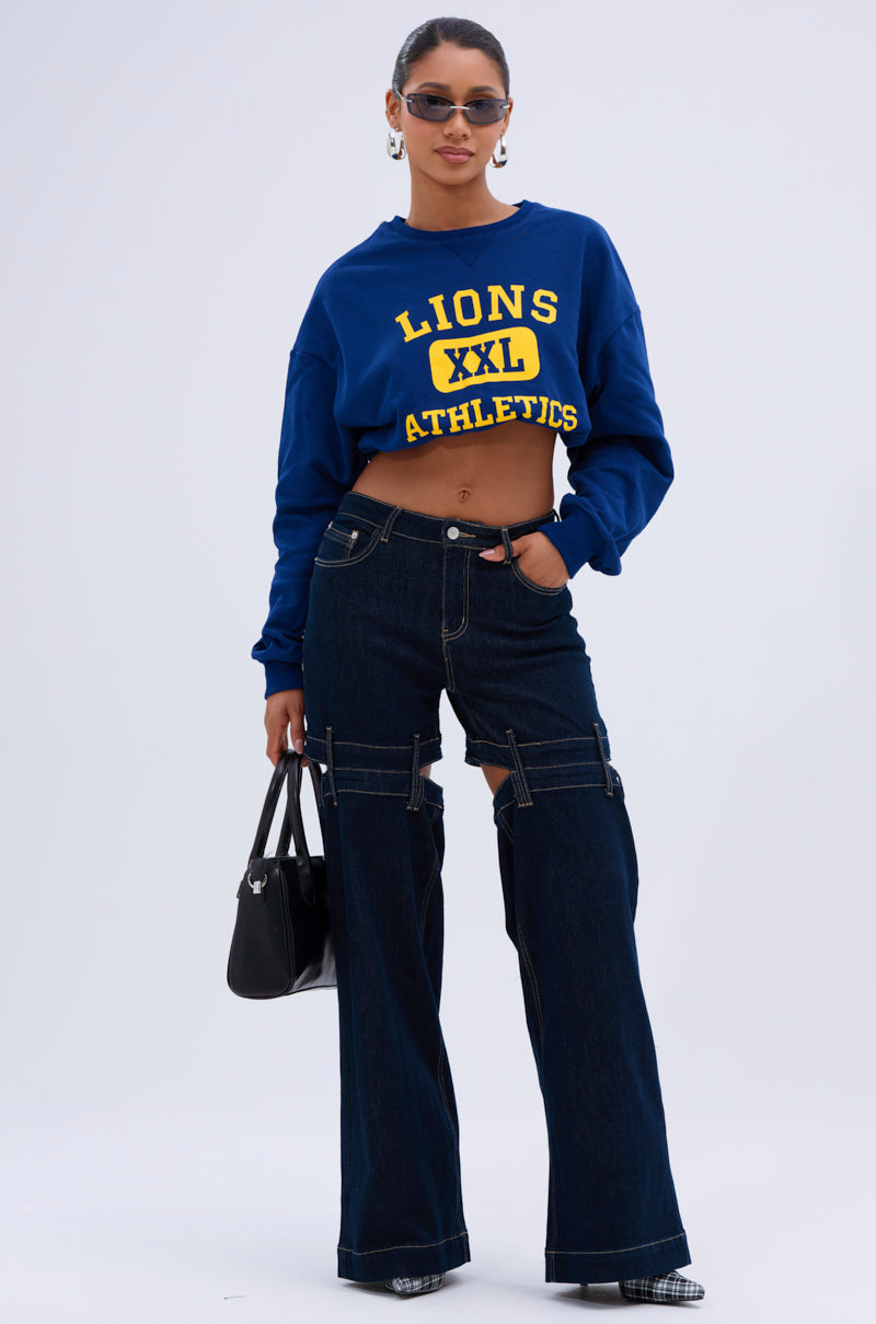 CHICAGO ATHLETIC CROP SWEATSHIRT