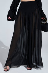 LAURA RUCHED PALAZZO PANT