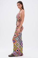 DONT LET ME GO CROCHET MAXI DRESS
