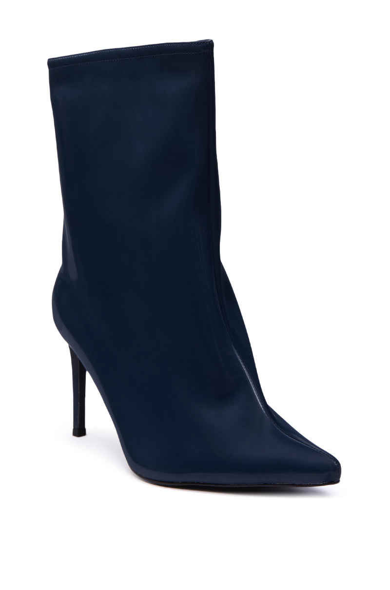 AZALEA WANG QUINNTA NAVY BOOTIE
