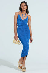 FEEL THE VIBES KNIT MIDI DRESS