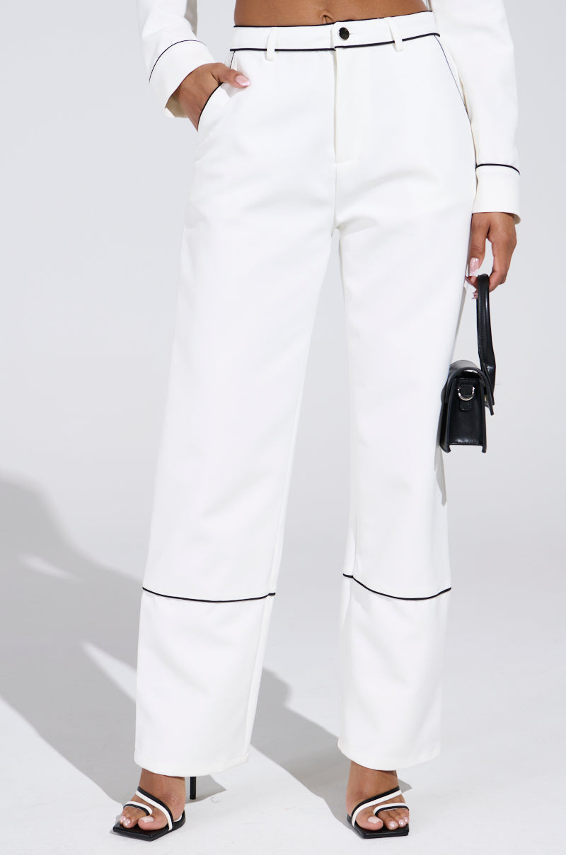 LISA CUFFED WOVEN PANT