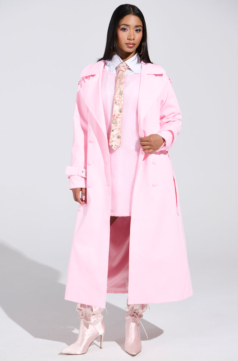 PRETTY IN PINK TRENCH