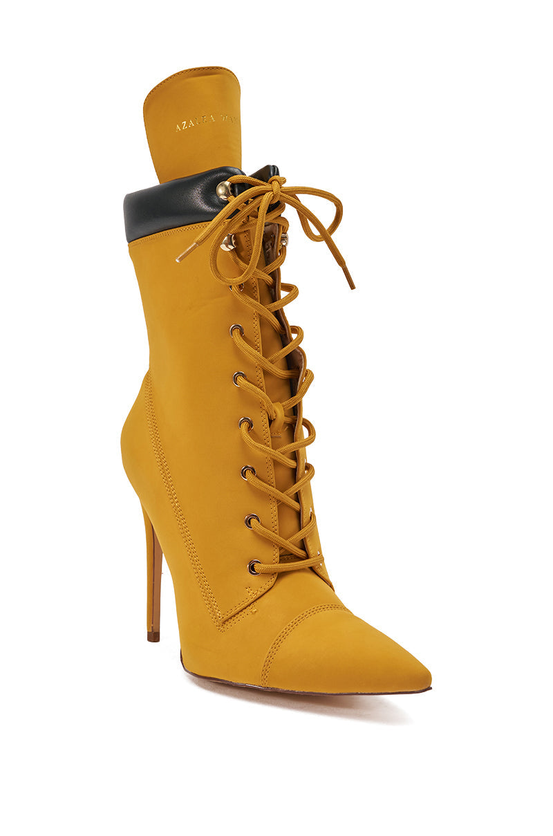AZALEA WANG XIOMARAN YELLOW BOOTIE