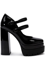 AZALEA WANG TATE PATENT CHUNKY PUMP