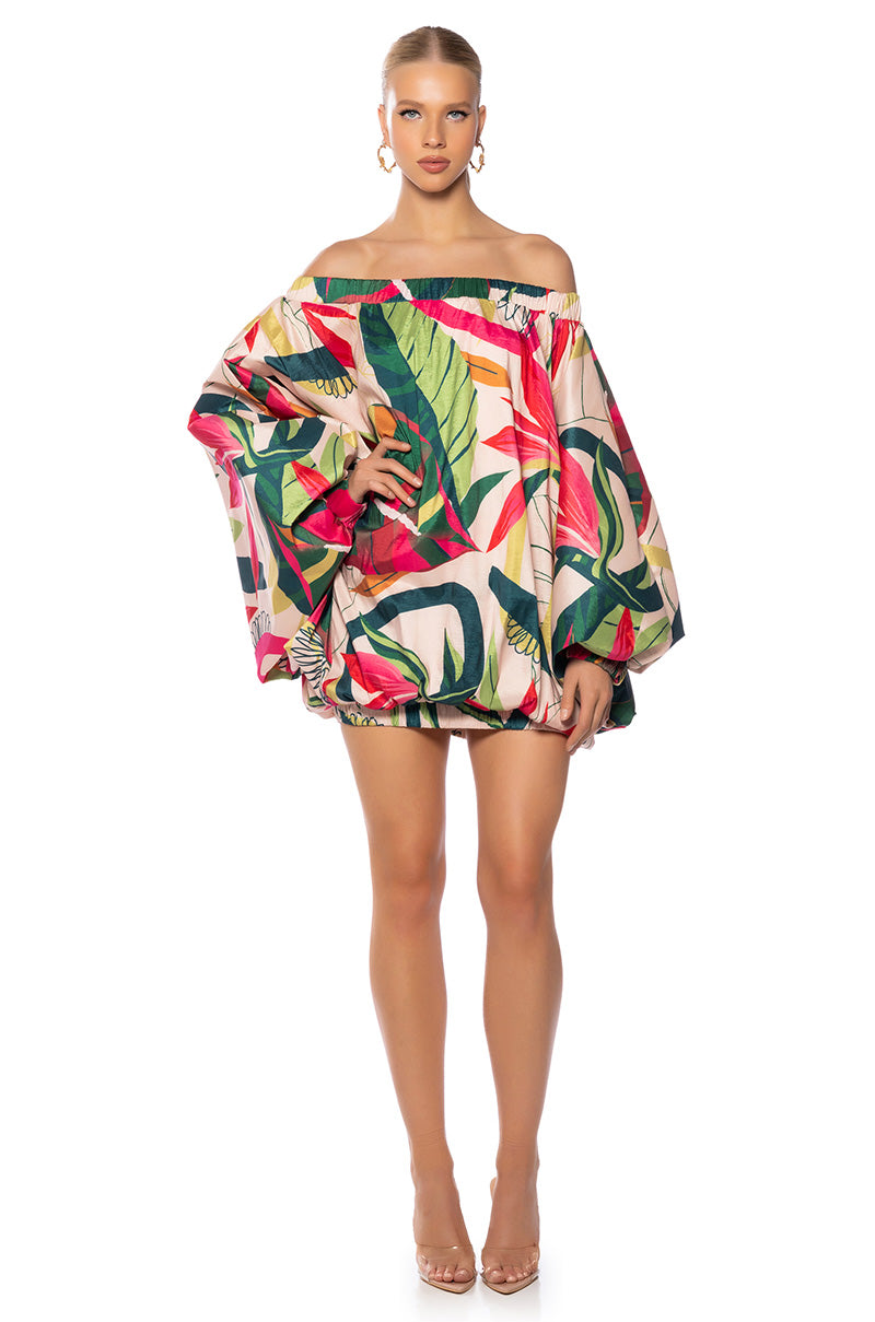 NOBODYS BUSINESS NYLON MIDI DRESS