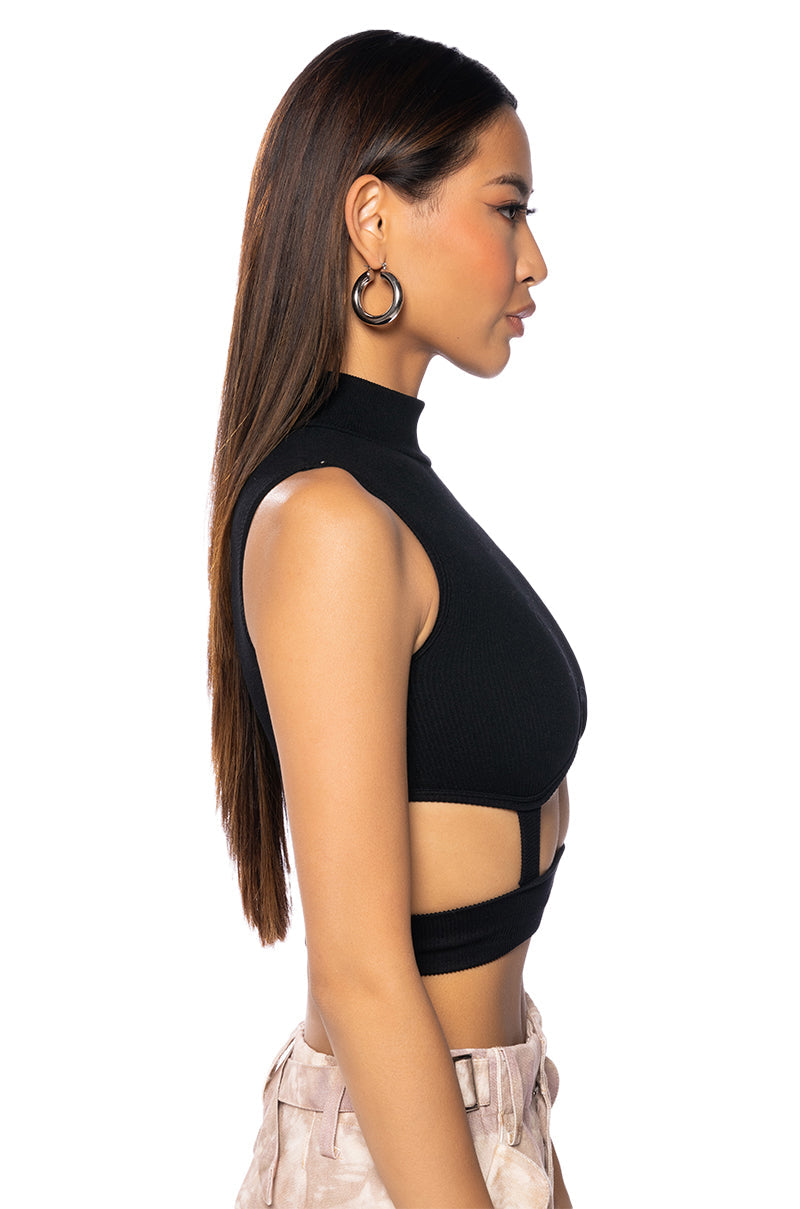 DELILAH MOCK NECK TOP
