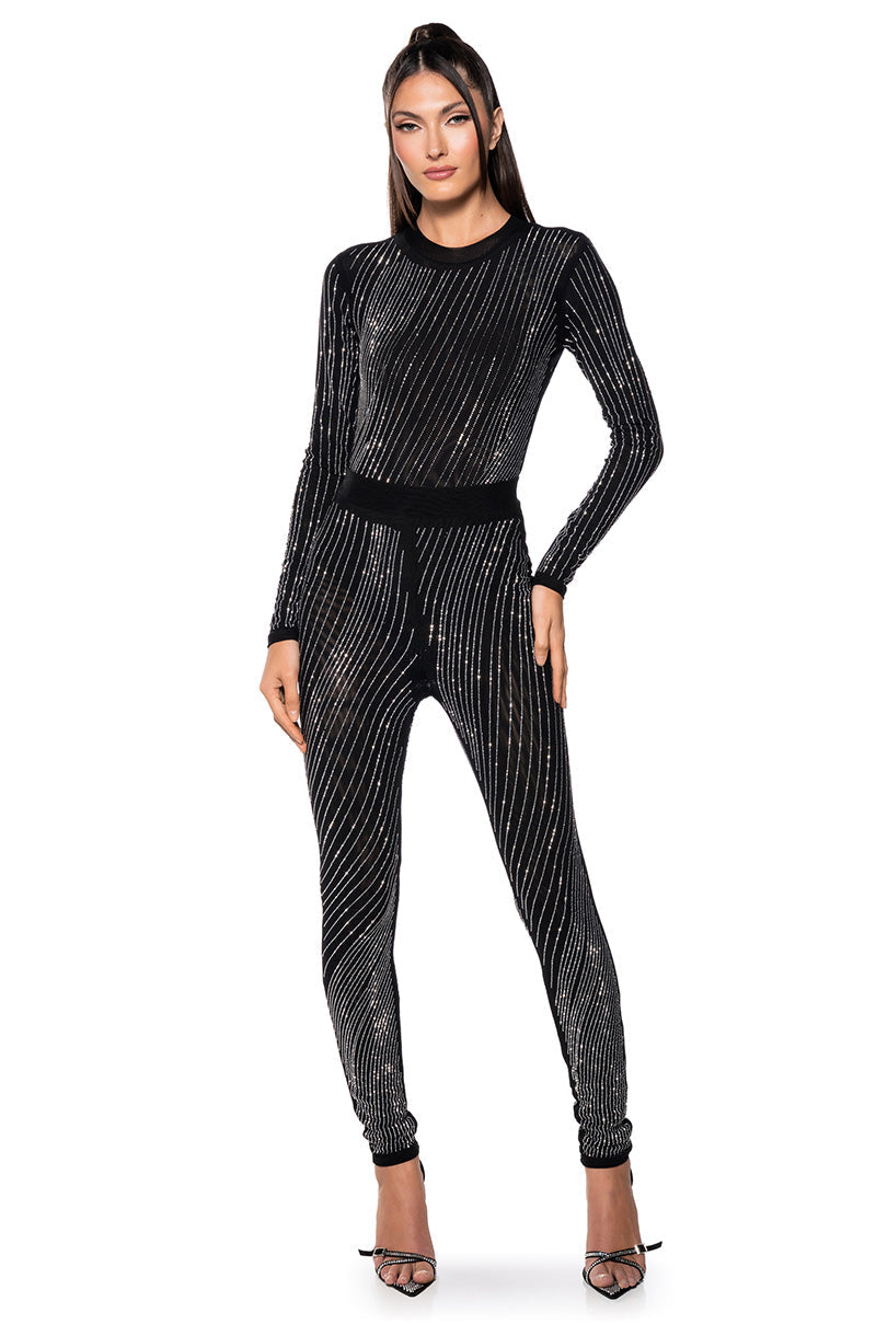 DIAMOND MESH BODYSUIT