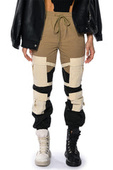 DIXIE COLOR BLOCKED CARGO JOGGER