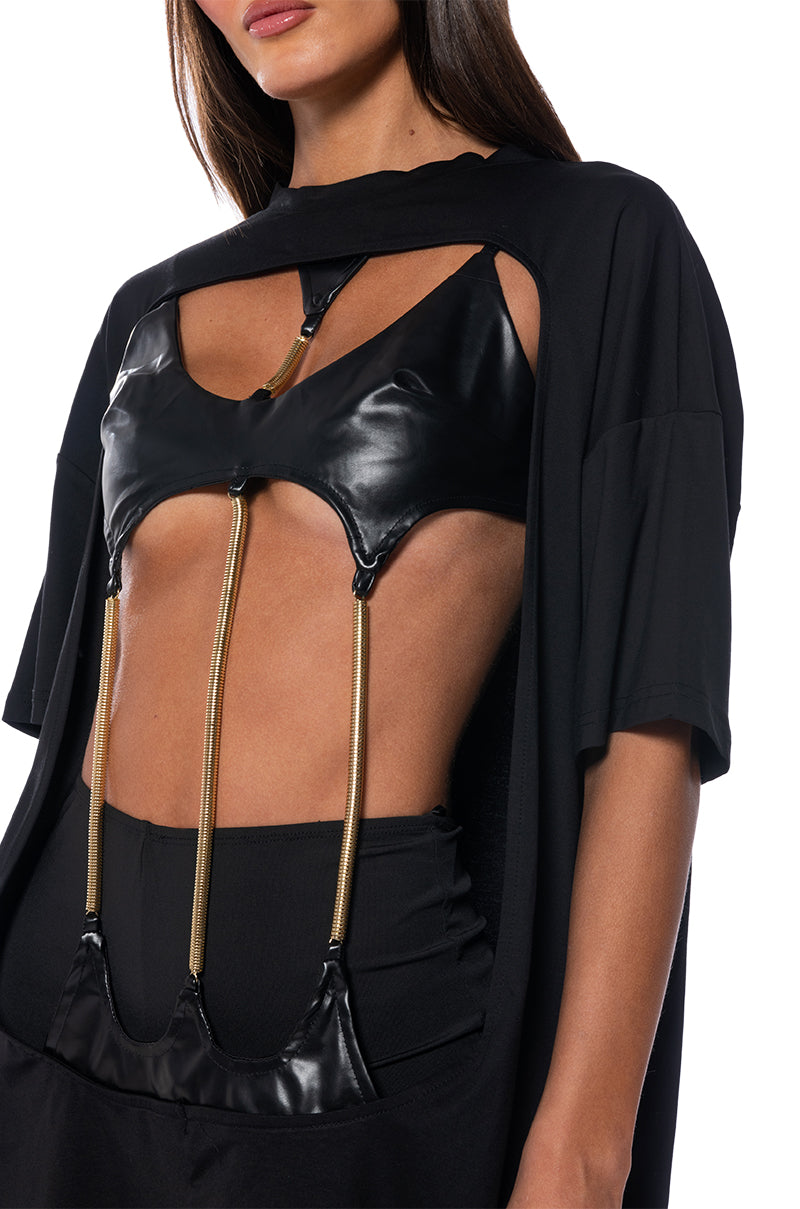 ELEANOR LAYERED CUTOUT TSHIRT