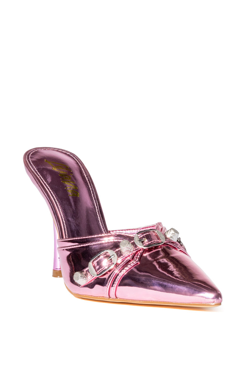 ROMANO PINK METALLIC PUMP