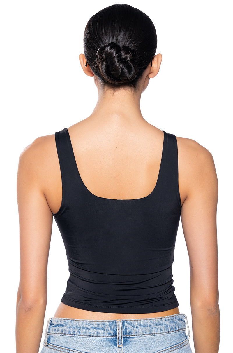 PAXTON DEMI SQUARE NECK TANK