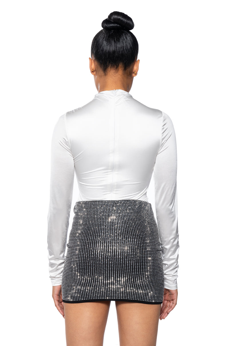 PAXTON NEW SHINE REVERSIBLE ZIP UP BODYSUIT