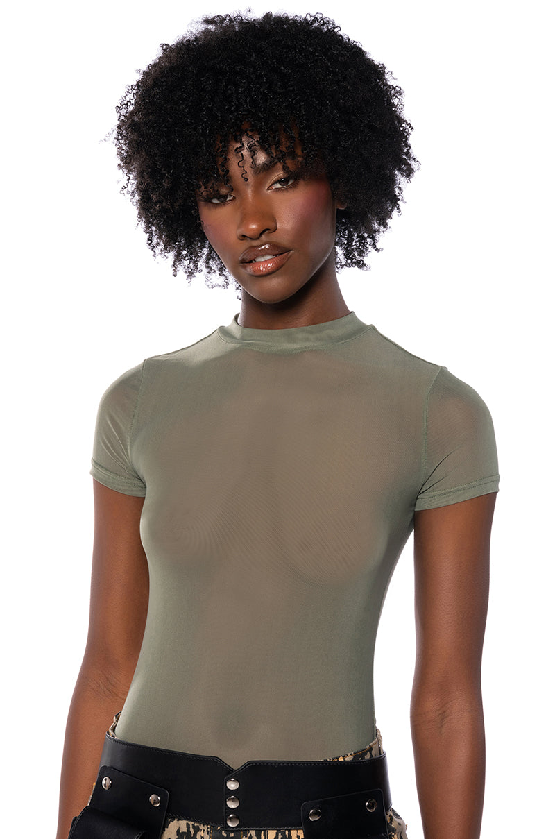 PAXTON SHORT SLEEVE MESH BODYSUIT