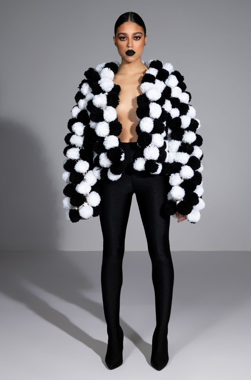 POM POM CARDIGAN