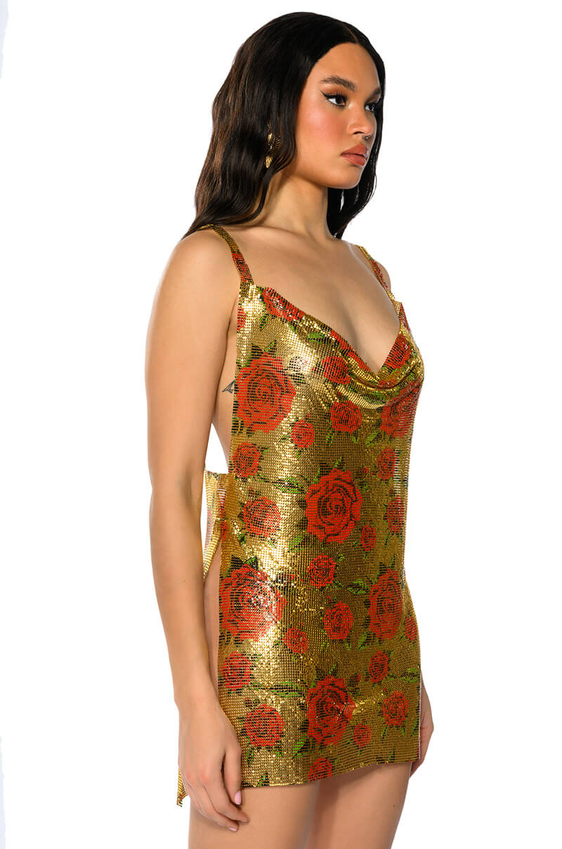 ROMANCE CHAINMAIL MINI DRESS